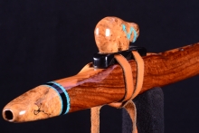 Apricot Native American Flute, Minor, Mid A-4, #I3F